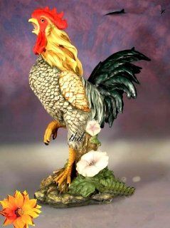 ROOSTER FIGURINE STATUE ROOSTER DECOR ITEM   Nativity Figurine Sets