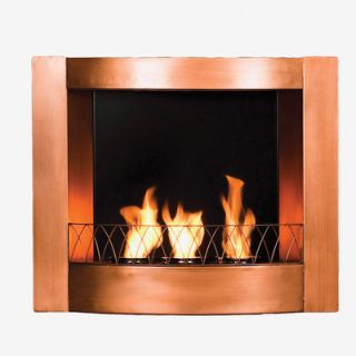 Wildon Home ® Curved Wall Mounted Gel Fuel Fireplace