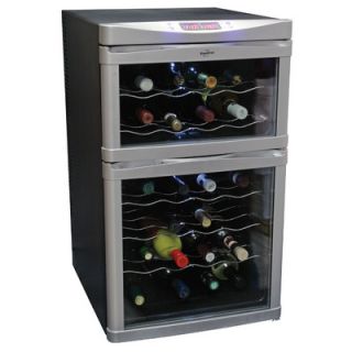Koolatron 24 Bottle Dual Zone Wine Refrigerator