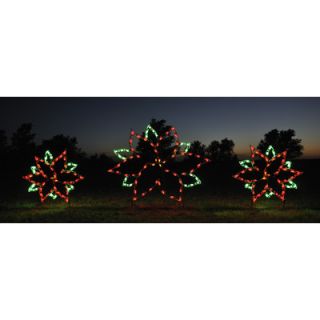 Holiday Lighting Specialists Small Poinsettia Light