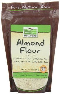 NOW Foods Almond Flour Pure, 10 Ounce Bags (Pack of 4)  Grocery & Gourmet Food