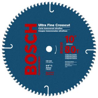 Bosch Power Tools 10 80T Ultra Fine Crosscut Circular Saw Blade