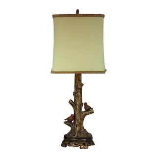 Birds on Branch Accent Table Lamp