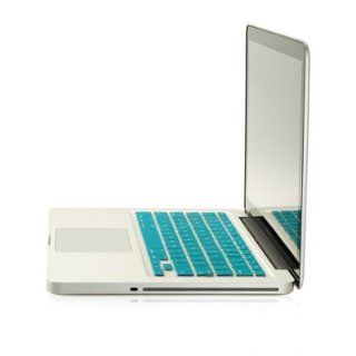 TopCase AQUA BLUE Keyboard Silicone Cover Skin for Macbook 13" Unibody / Macbook Pro 13" 15" 17" with or without Retina Display + TOPCASE Logo Mouse Pad Computers & Accessories