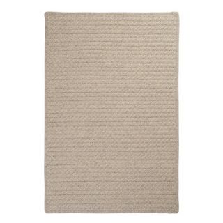 Colonial Mills Natural Wool Houndstooth Cream Braided Rug