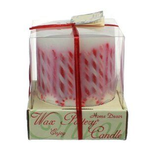 Christmas Cinnamon   Scented Decorative Holiday Candle   4" X 4"   Come in Gift Box   Seasonal Celebration Candles