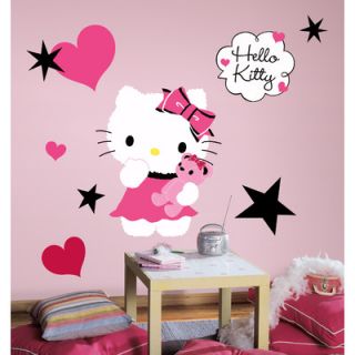 Room Mates Hello Kitty Couture Peel and Stick Giant Wall Decal