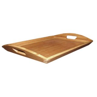 totally bamboo butlers rectangular serving tray