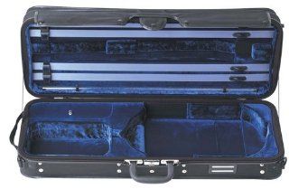 Gewa Strato Deluxe Adjustable Oblong Viola Case, Blue Musical Instruments