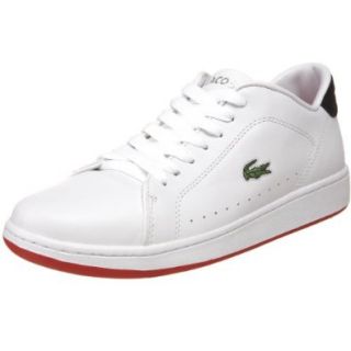 LACOSTE Carnaby Retro Leather Fashion Sneaker Mens Shoes White Sz 12.5 Shoes