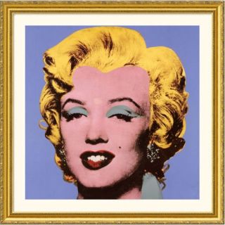 Shot Blue Marilyn, 1964 Gold Framed Print   Andy Warhol