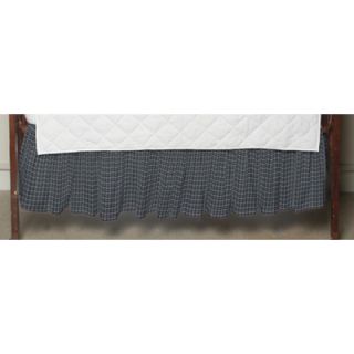Patch Magic Blue and White Plaid Fabric Crib Dust Ruffle