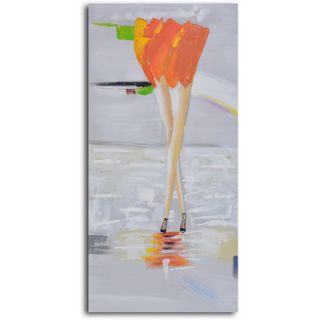 My Art Outlet 3 Piece Fancy Feet Trio Hand Painted Canvas Set
