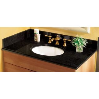 Pegasus Granite Vanity Top with Sink and Optional Side Splash