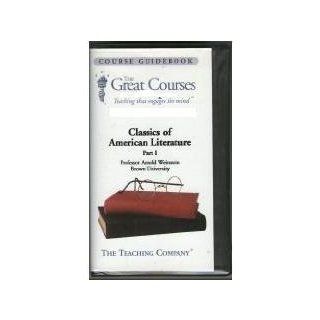 The Great Courses CLASSICS OF AMERICAN LITERATURE PART VII (Classics of American Literature, 7) Professor Arnold Weinstein Books