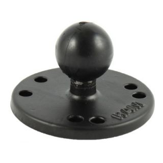 RAM Mount 2.5 Round Base with AMPs Hole Pattern and 1 Ball