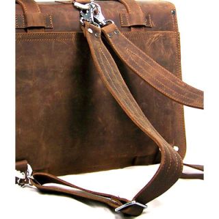 Vagabond Traveler Heavy Duty Leather Briefcase