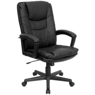 Flash Furniture High Back Leather Executive Chair with Double Padded