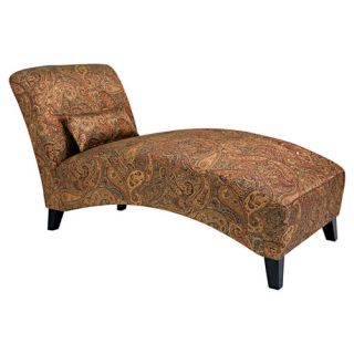 Maya Chaise Lounge in Sienna Paisley