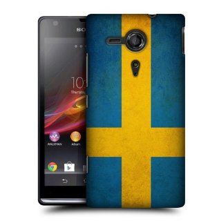 Head Case Designs Sweden Swedish Vintage Flags Hard Back Case Cover for Sony Xperia SP C5303 Cell Phones & Accessories