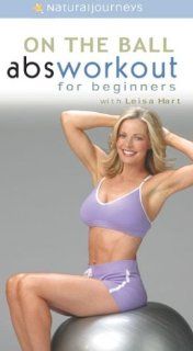 On the Ball Abs Workout for Beginners with Leisa Hart [VHS] Leisa Hart Movies & TV