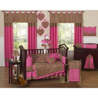 Cheetah Pink Crib Bedding Collection