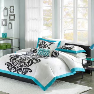 Florentine Teal Modern Comforter Set