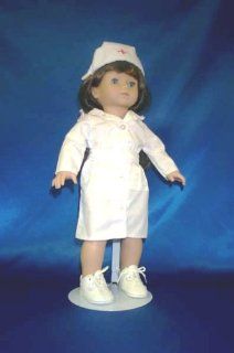 Nurse Dress with Hat and Sneakers. Fits 18" Dolls like American Girl Toys & Games