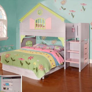 Discovery World Furniture Dollhouse Staircase Loft Bed