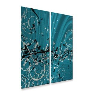 All My Walls Modern Design II Metal Wall Art