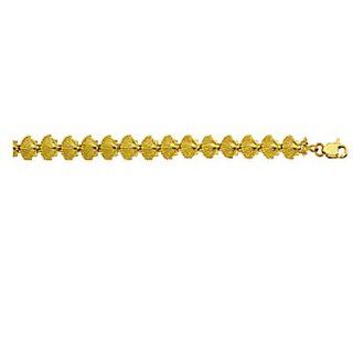 14kt Yellow Gold Sea Shell Bracelet Jewelry
