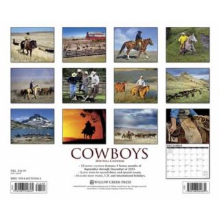Willow Creek Press Cowboys 2014 Wall Calendar