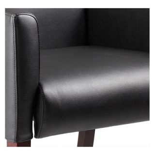 Boss Office Products Reception Box Arm Chair with Mid back