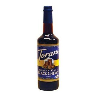 Torani Sugar Free Black Cherry Syrup  Dessert Syrups And Sauces  Grocery & Gourmet Food