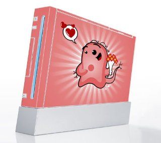 Nintendo Wii Console Decal Skin   Girly Love Video Games