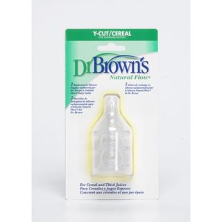 Dr. Browns Standard Y Cut (Thicker Liquid) Feeding Nipple 2 Pack