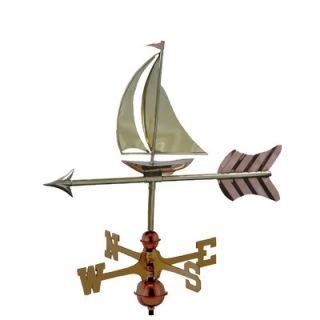 Good Directions Sailboat Weathervane with Garden Pole