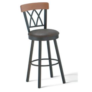Amisco Brittany 26 Swivel Counter Stool with Memory Return