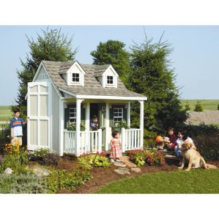 Homeplace Backyard Cottage Playhouse with Front Porch, Dormers and