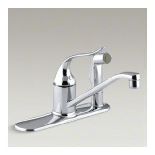 Kohler Coralais Single Control Kitchen Faucet with Sidespray In