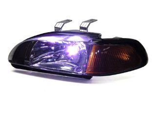 92 95 Honda Civic Sedan 4 Doors Headlights & H4 HID Kits Purple 12000K Automotive