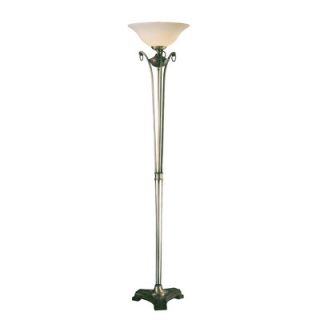 Uttermost Burnished Wood Adela Torchier Floor Lamp