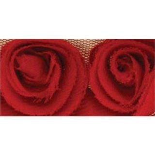 Kaisercraft   Ribbon Roses   Maroon