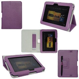 ProCase old generation Kindle Fire HD 7 Case   Bi Fold Stand Folio Cover for  Kindle Fire HD 7 Inch Tablet (2012 version) auto sleep /wake feature (Purple) ProCase Computers & Accessories
