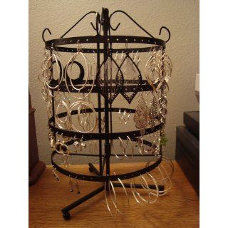 96 Pairs Black Color Rotating Earring Holder / Earring Tree / Earring Oraganizer / Earring Stand / Earring Display  