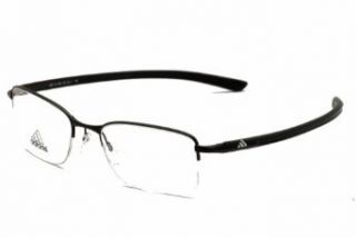 Adidas Eyeglasses A695 40 6053 Matte Black Semi Rim Optical Frame 54mm Clothing