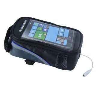 Water Resistant Cycling Bike Bicycle Frame Front Tube Zipped Velcro Closure Bag Phone Case For iPhone4 4S 5 5S Cell Phones & Accessories