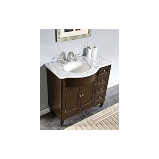 Kelston 38” Single Sink Cabinet Bathroom Vanity Set