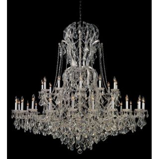 Bohemian Crystal 37 Light Candle Chandelier