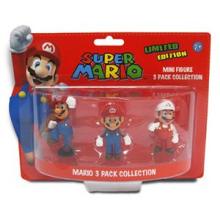 Goldie Marketing Super Mario Mini Mario Figures (Set of 3)